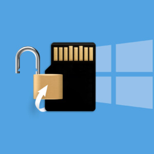 如何移除 Micro SD 卡的寫入保護