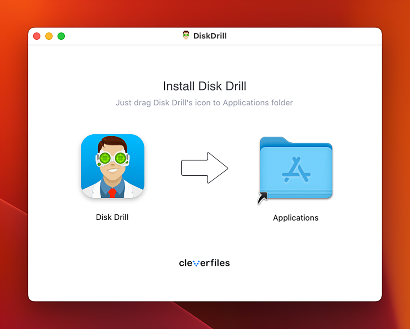 Instalar a aplicação.