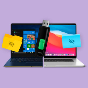 usb drive is not showing files