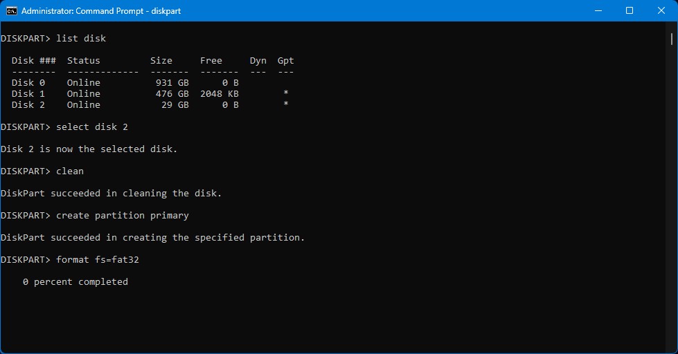 formate seu cartão SD
