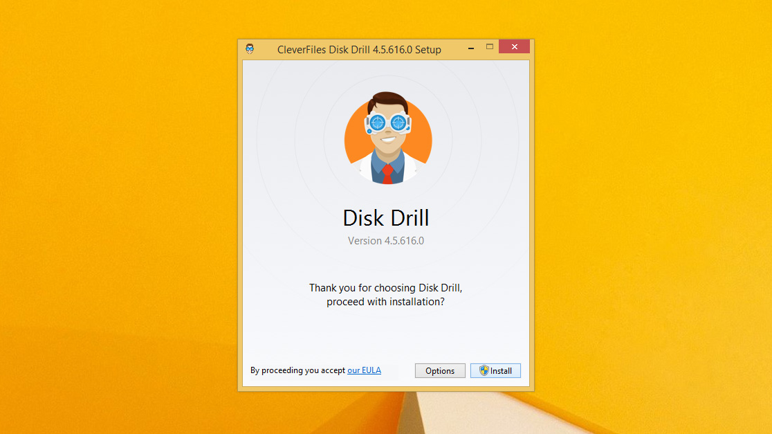 install disk drill on windows 8.1