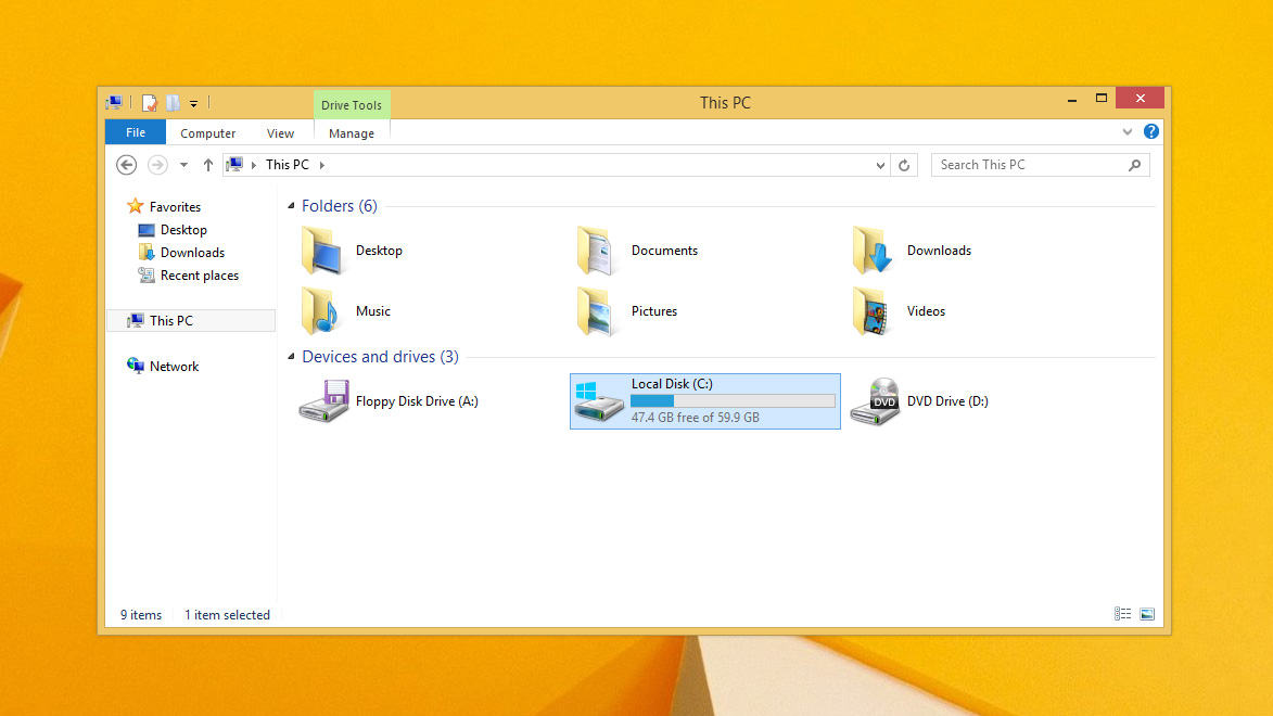 open file explorer on windows 8.1