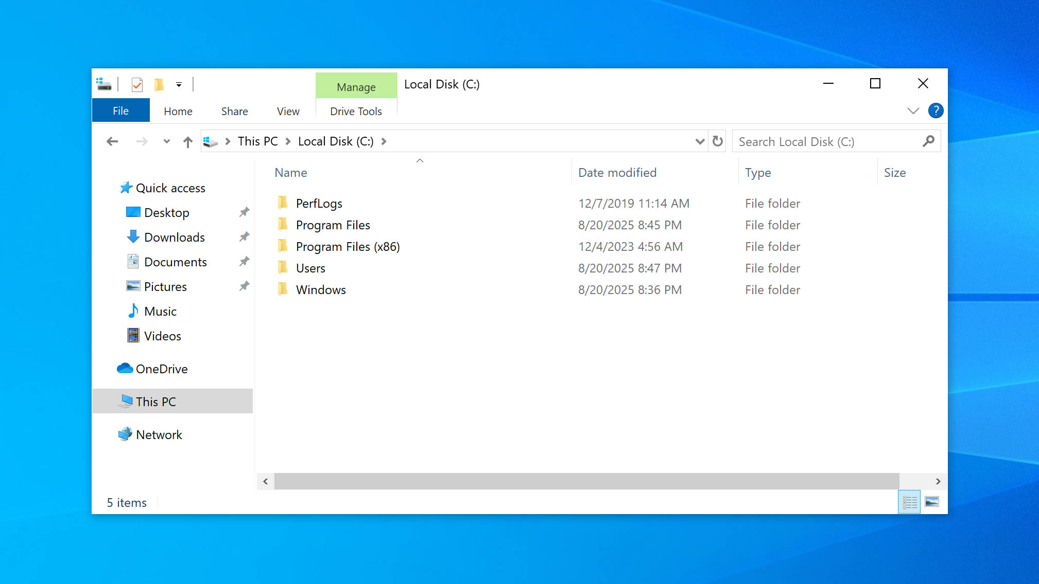 open file explorer