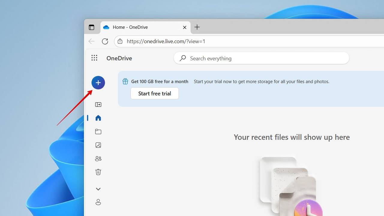 Uploading files to OneDrive.