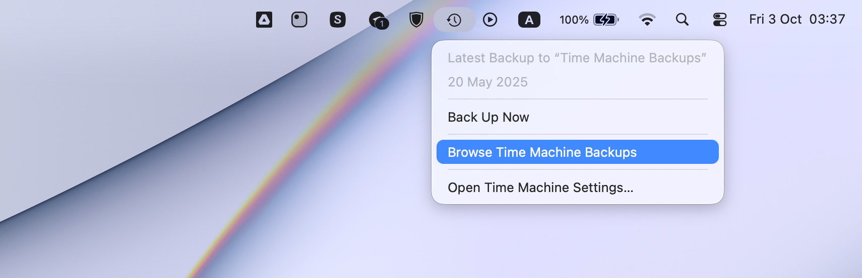 browse time machine backups