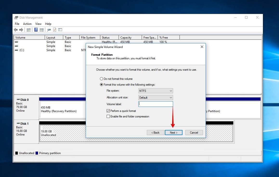 Choosing how to format.