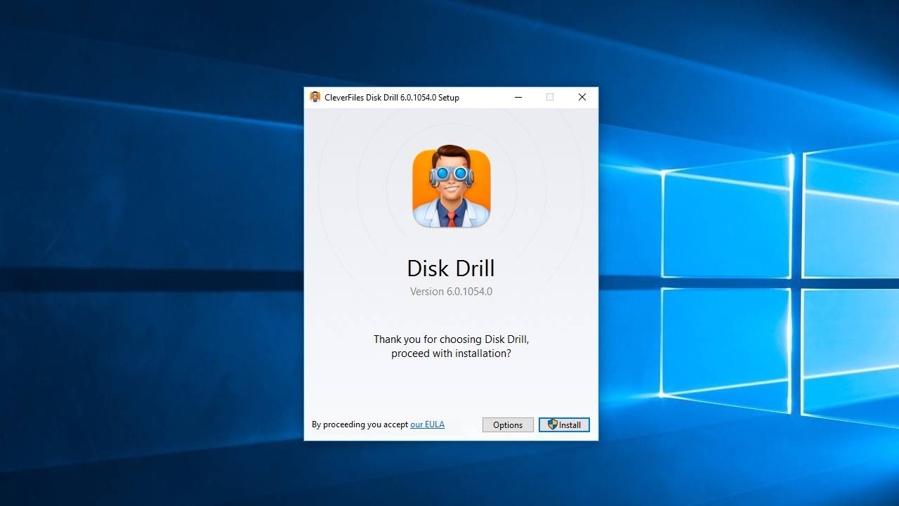 Installing Disk Drill.