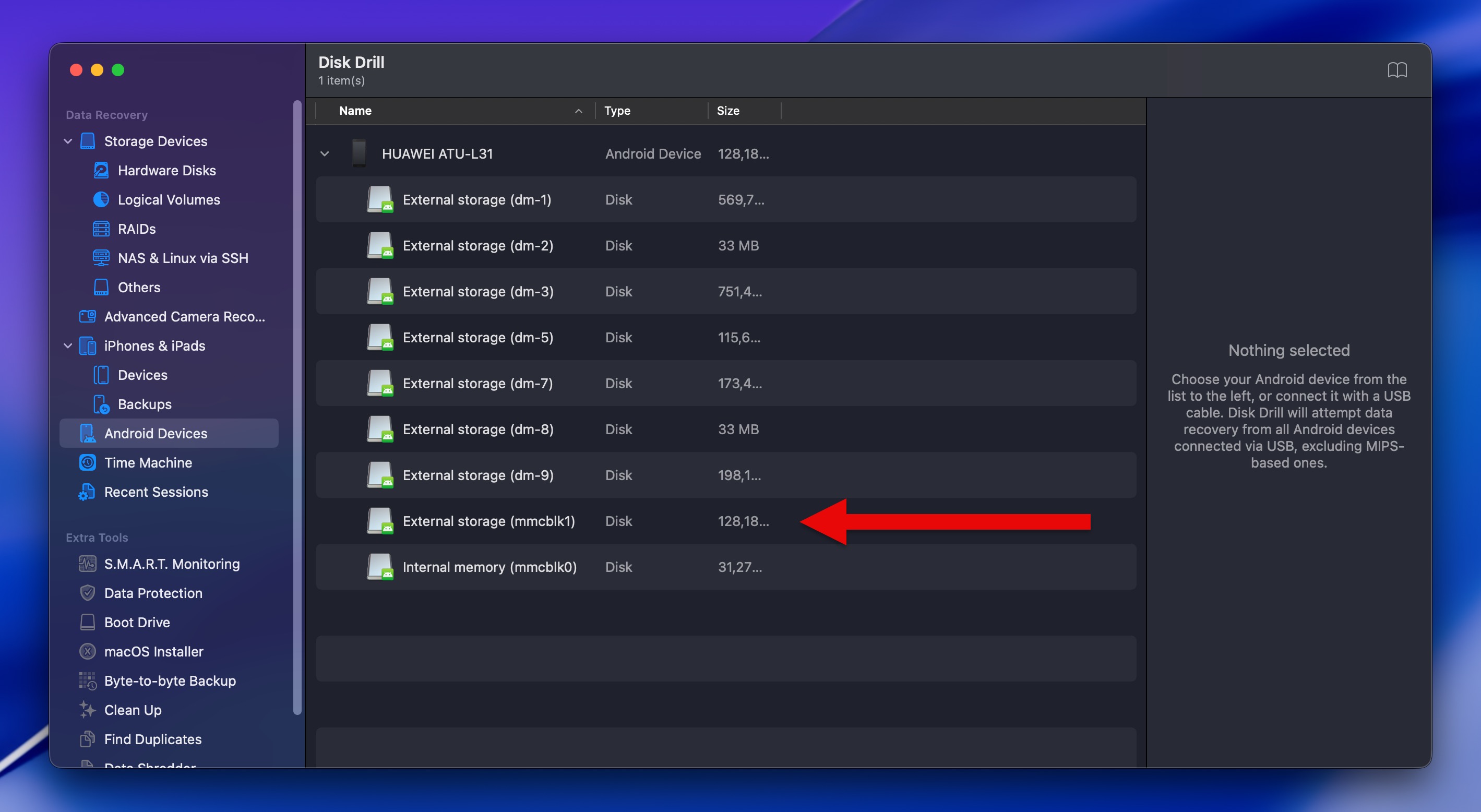 android external sd macos