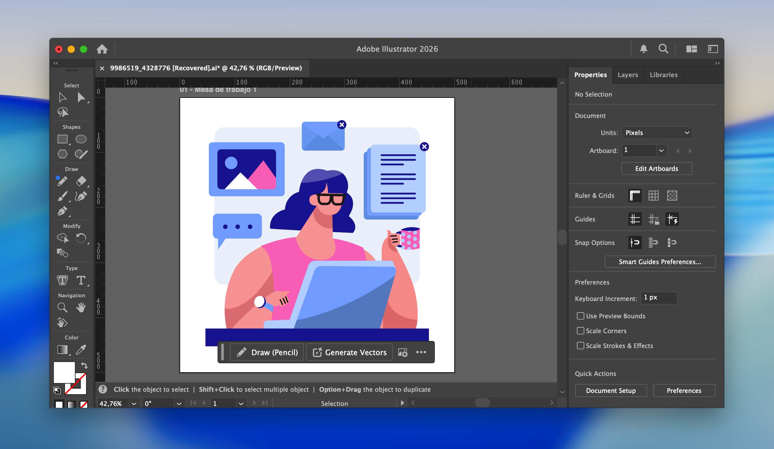 open autorecovered illustrator file
