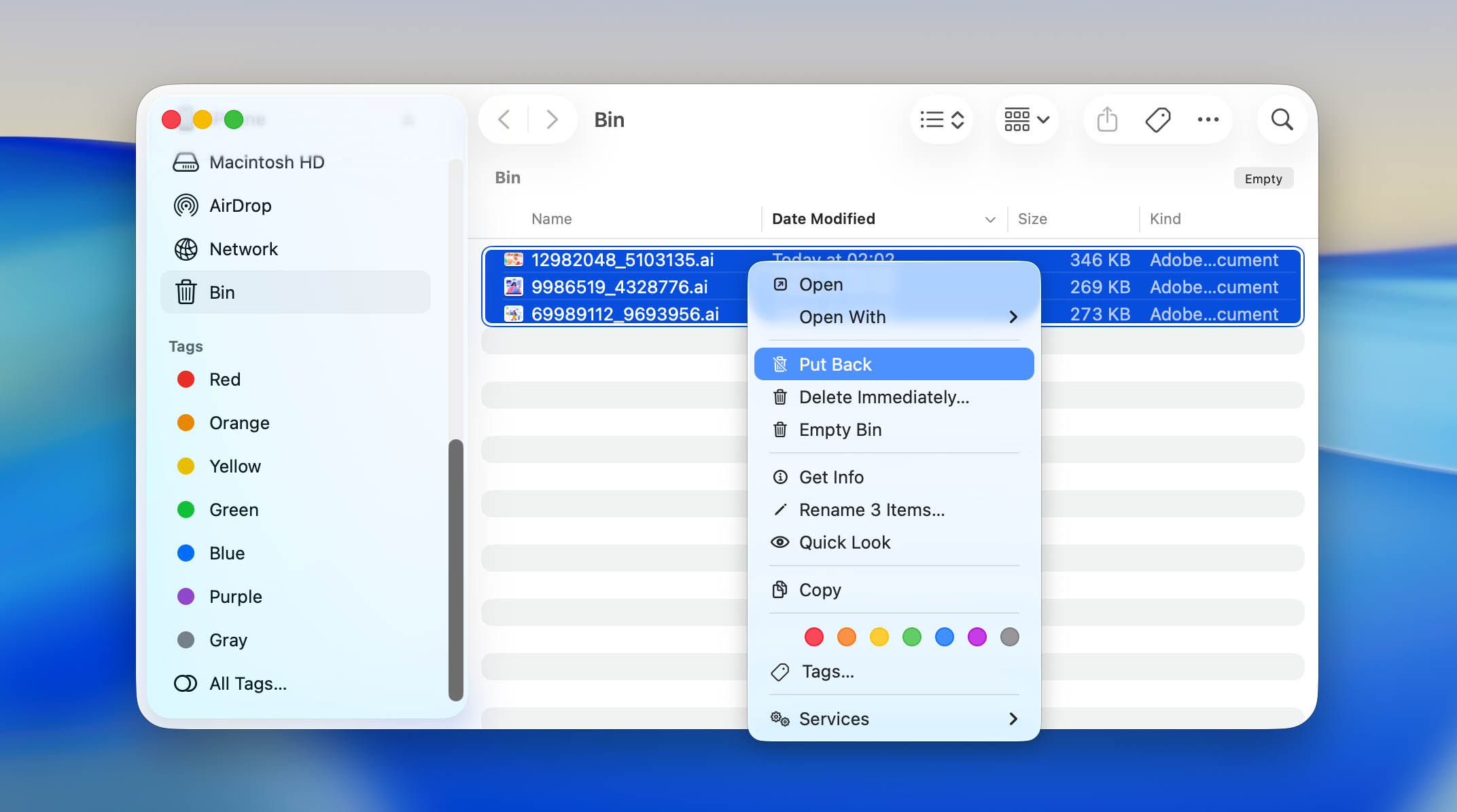 put back illustrator file