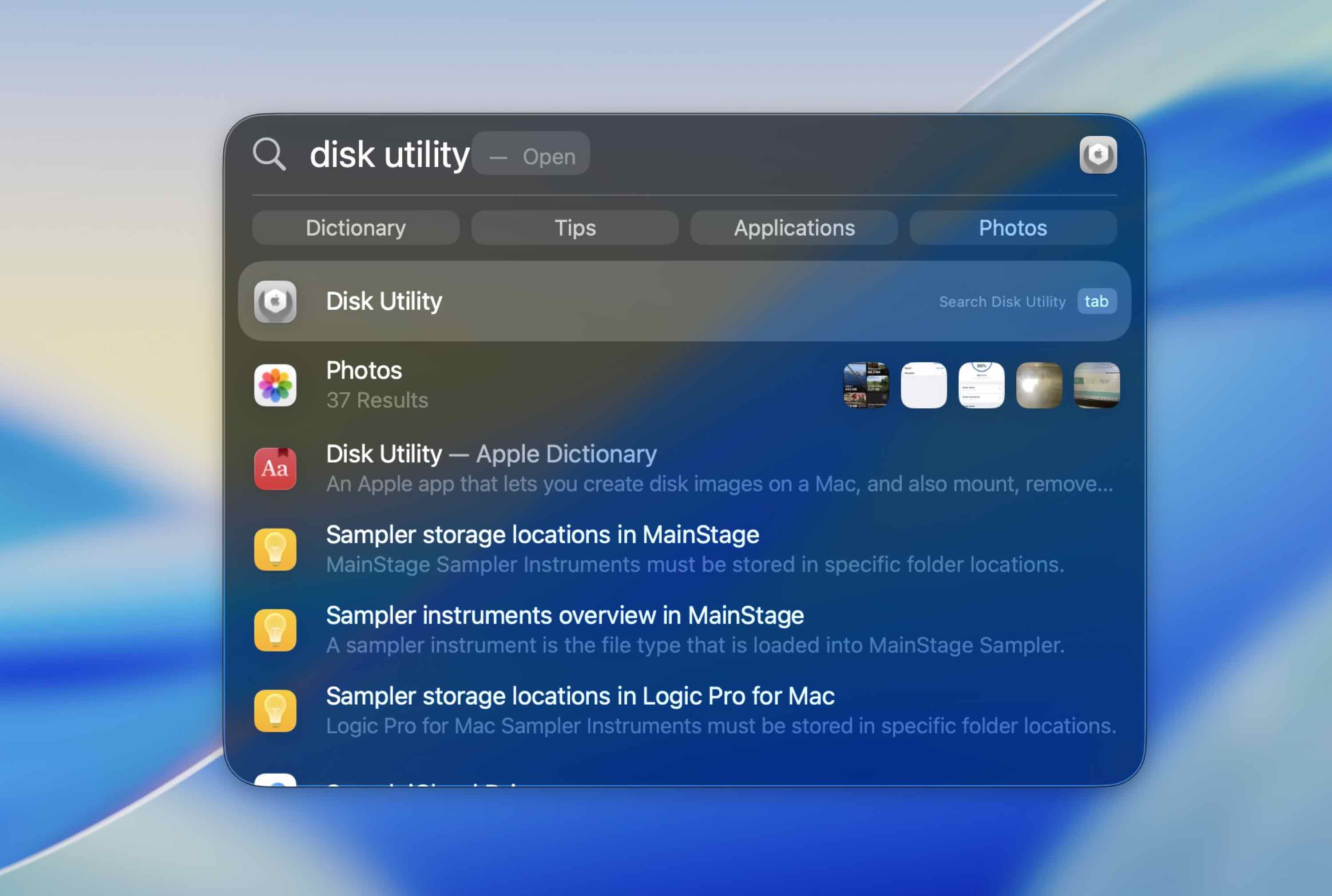 Launch the Disk Utility app