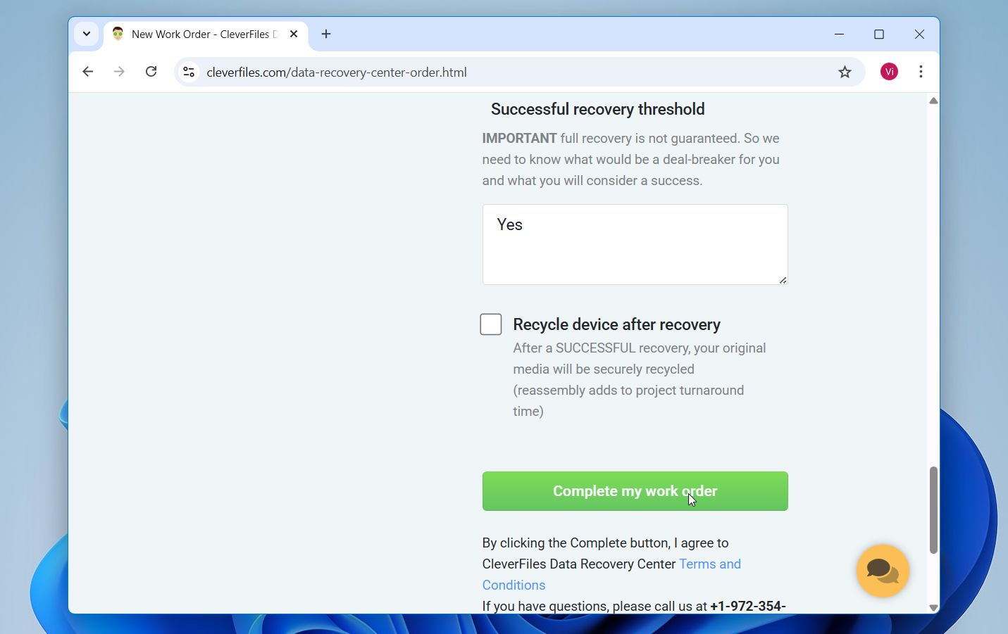 Data Recovery Center provide the information