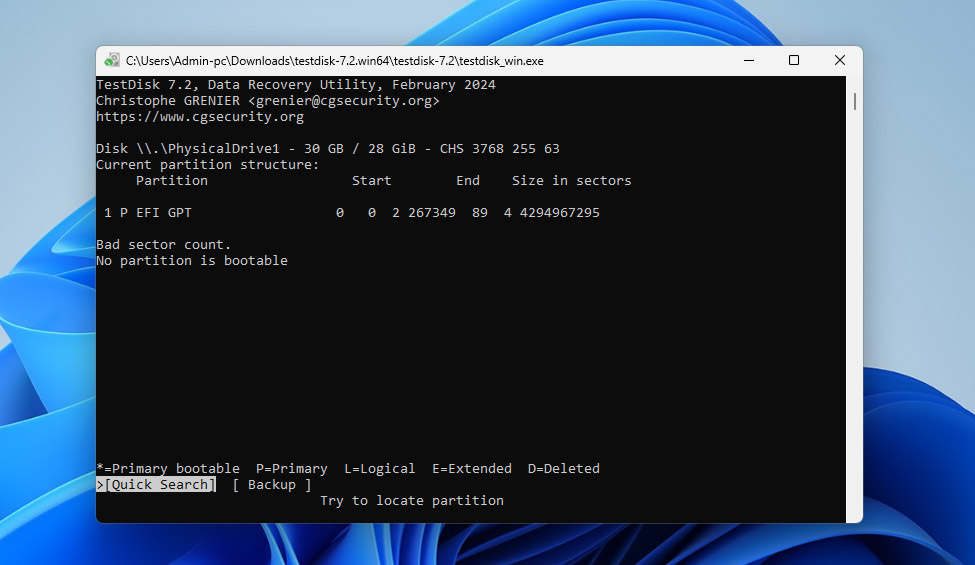 use quick search function