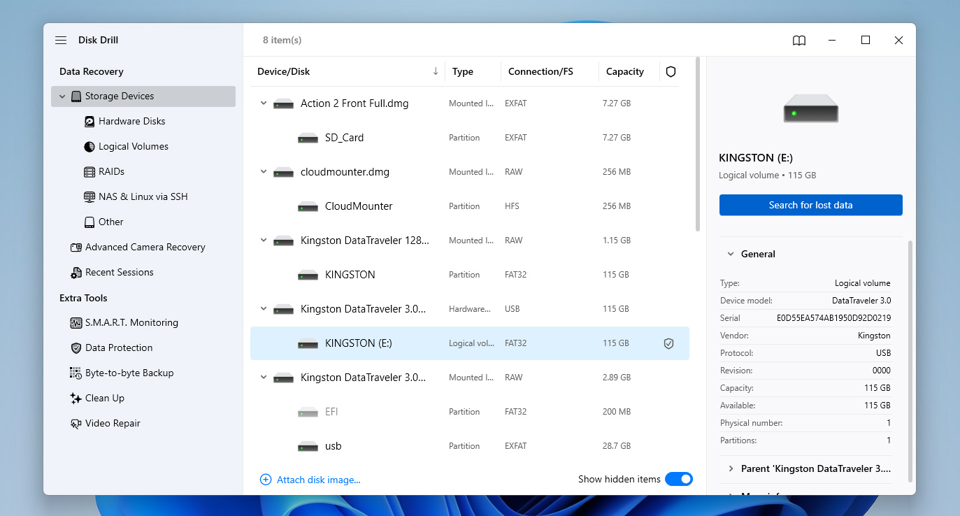 select strage device