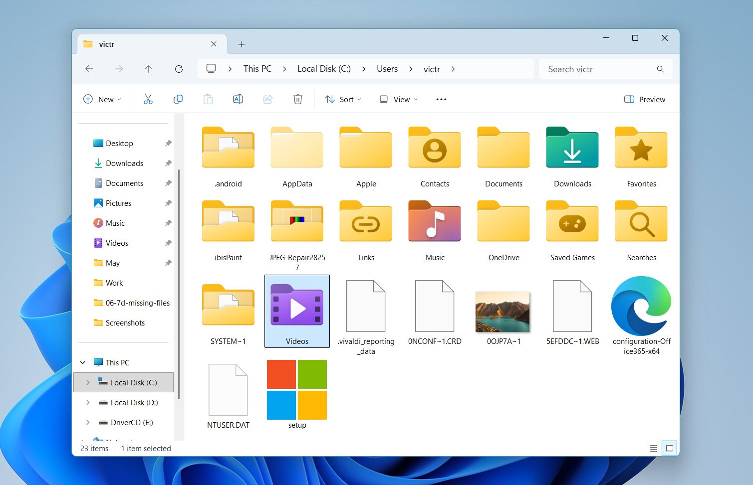 Check folders