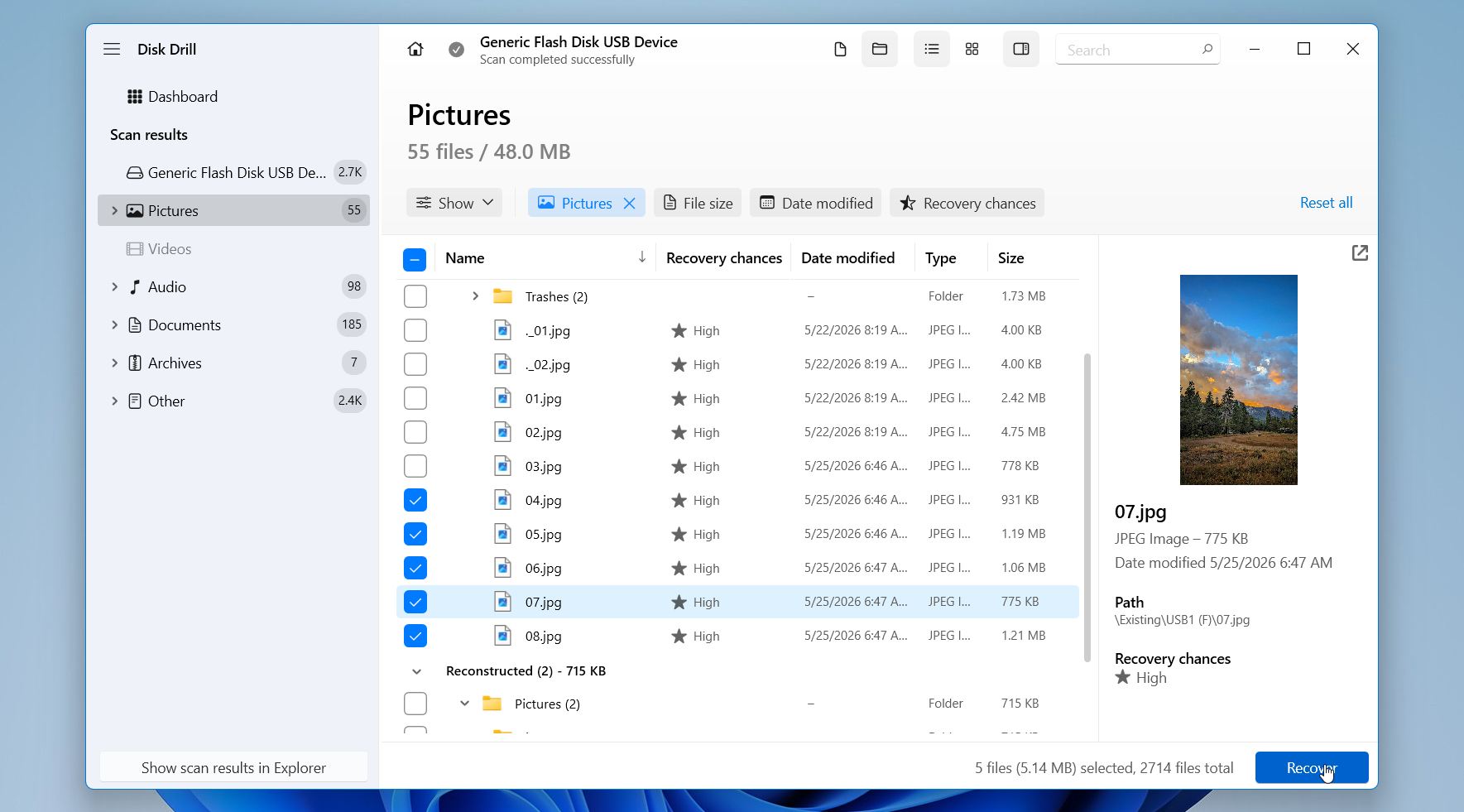 Disk Drill recover