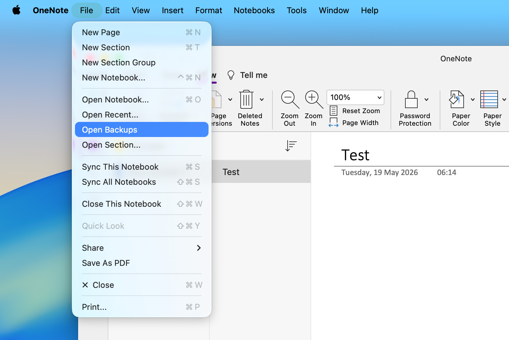 open backup on mac