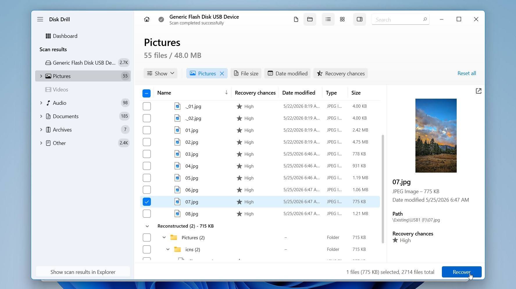Disk Drill recover