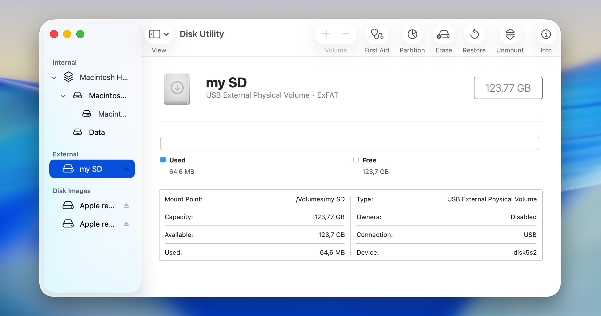 open disk utility