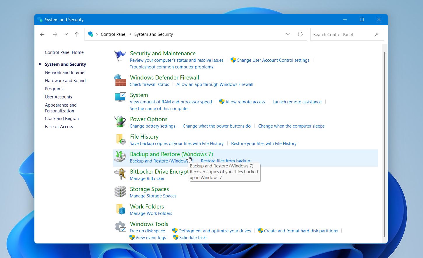 Open Backup and Restore