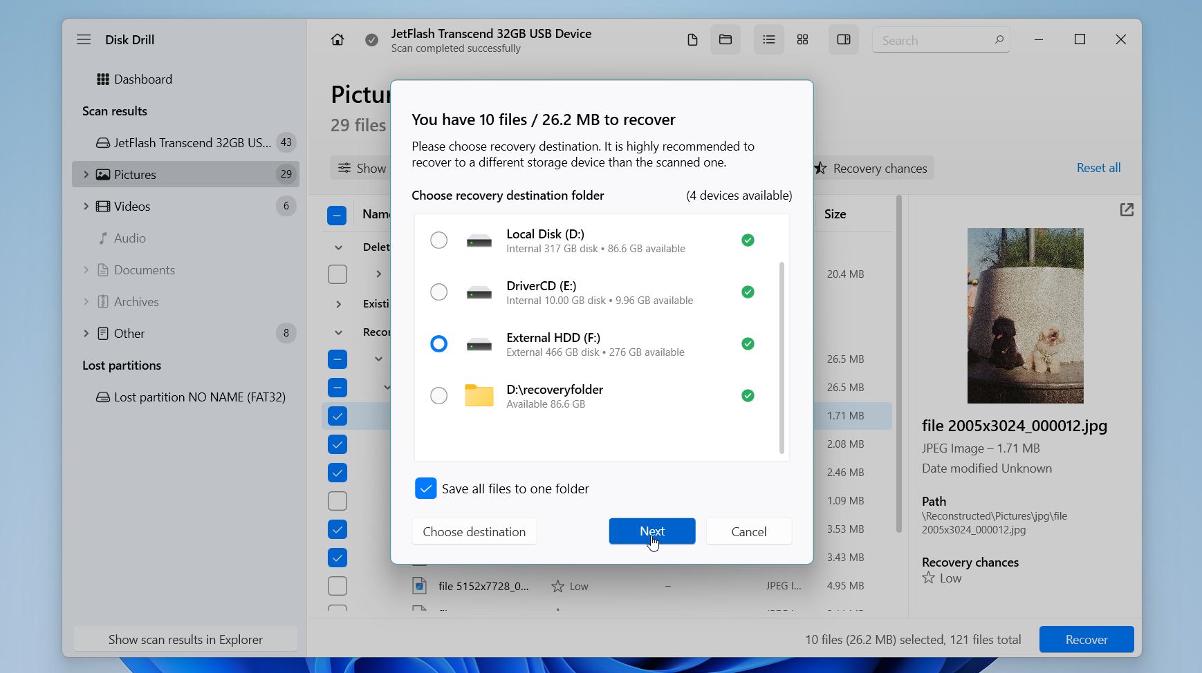 Disk Drill save files