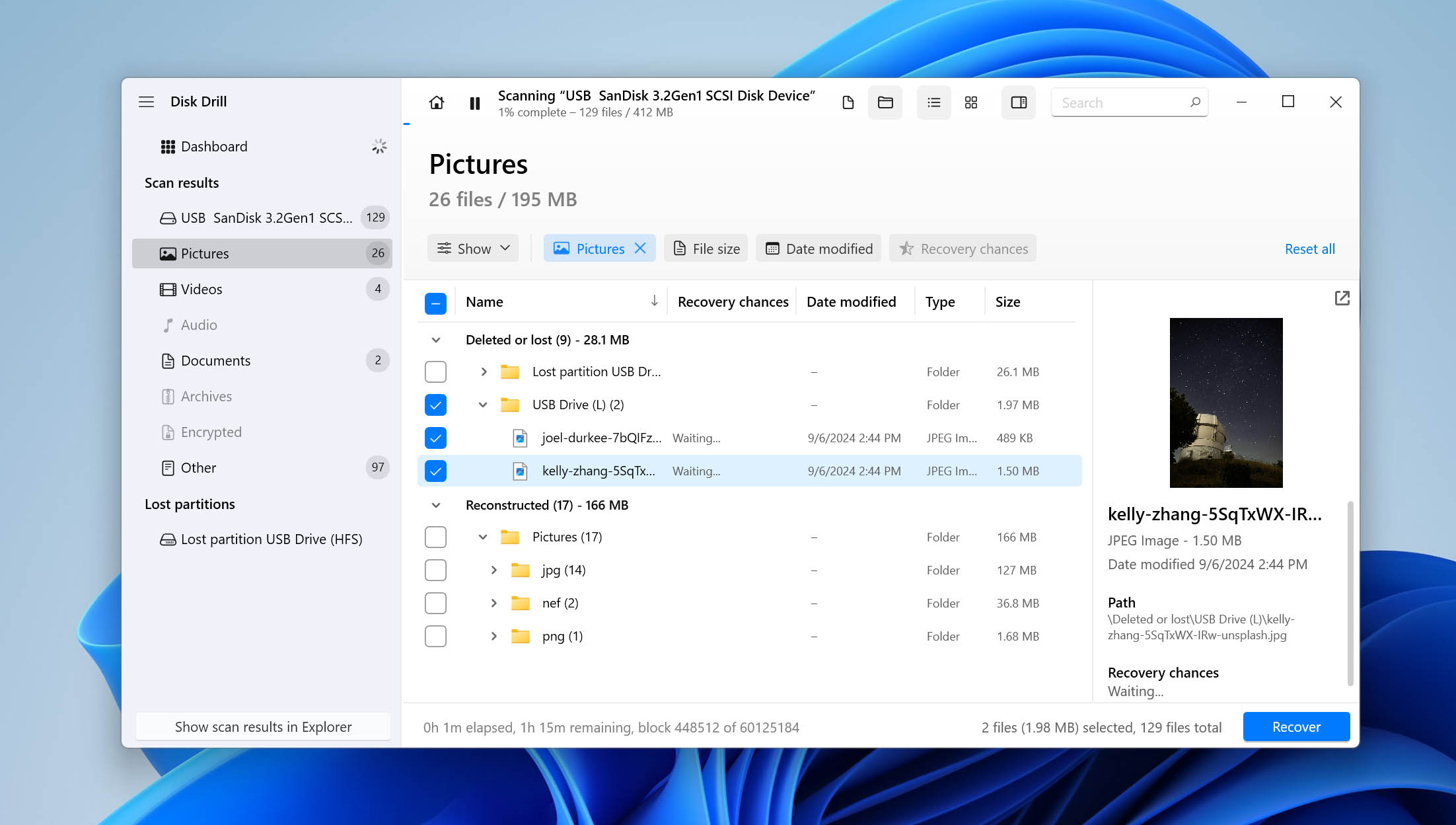 recover files with disk drill