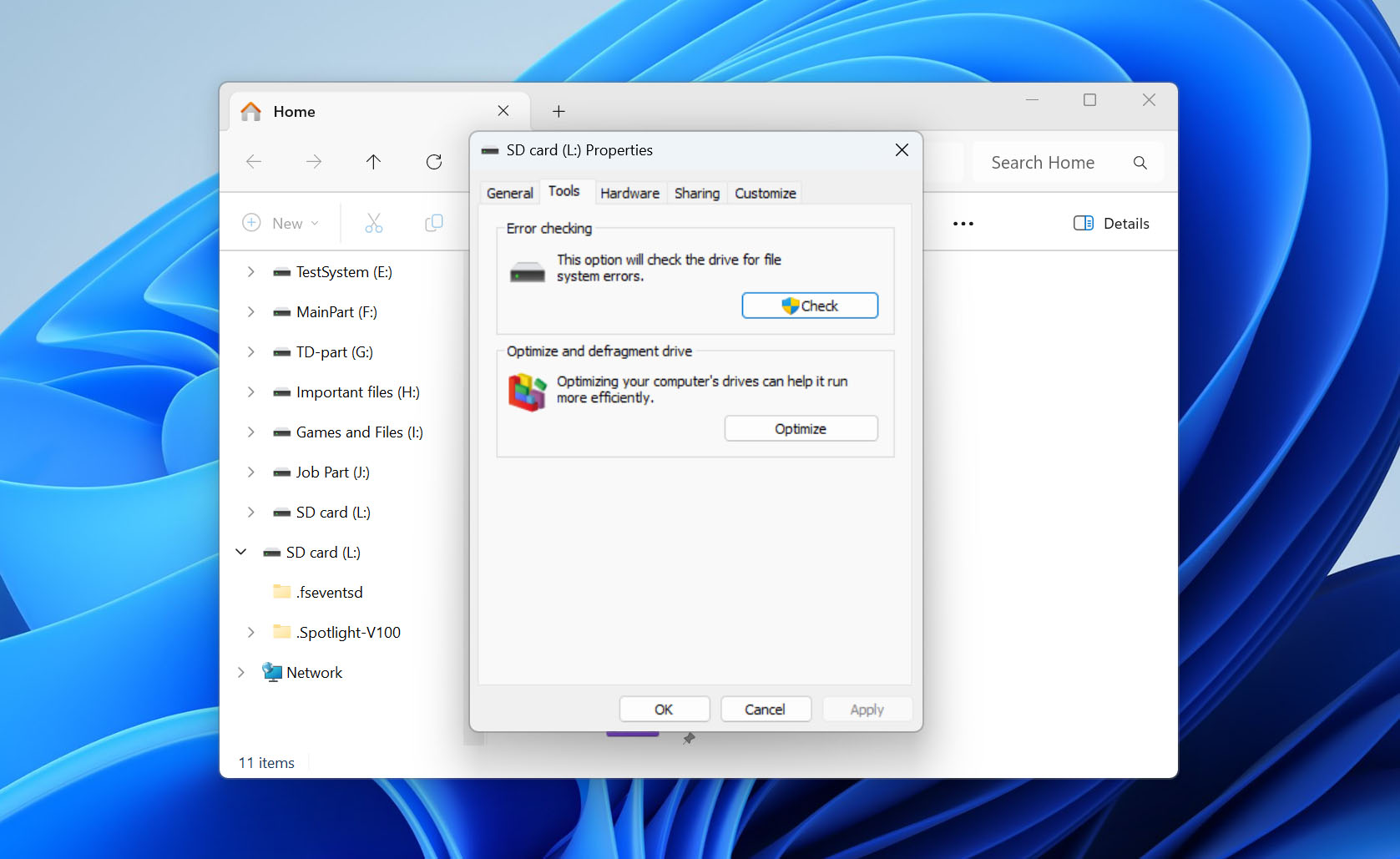 run error checking tool